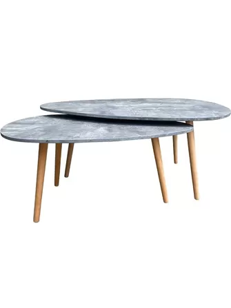 Title: Creative & Practical: MDF Triangular Low Table for Modern Living