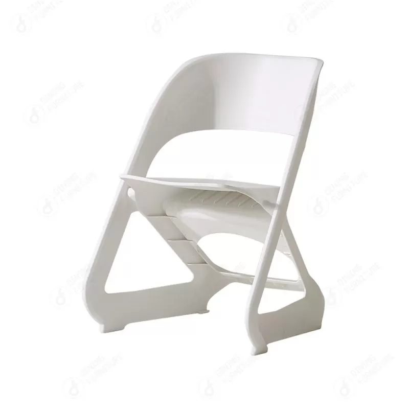 Multicolor Stackable Backrest Plastic Chair DC-N32
