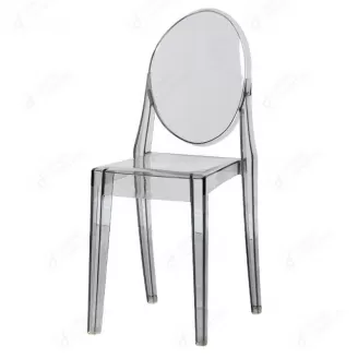Acrylic or PC Transparent One-piece Stackable Chair DC-N40P