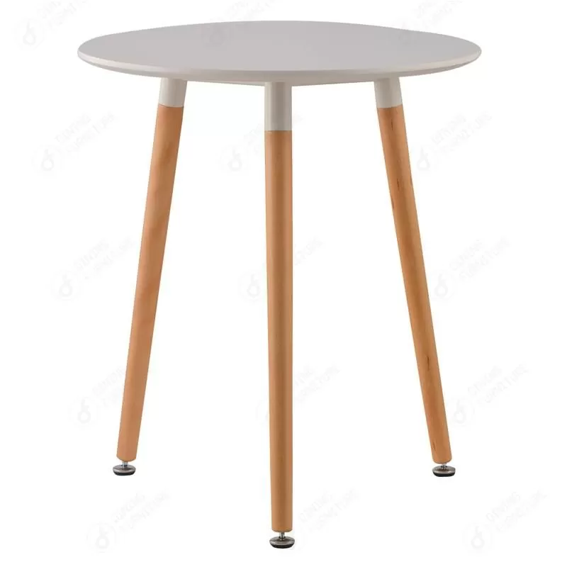 MDF Tabletop Wood Leg Round Coffee Table DT-M02