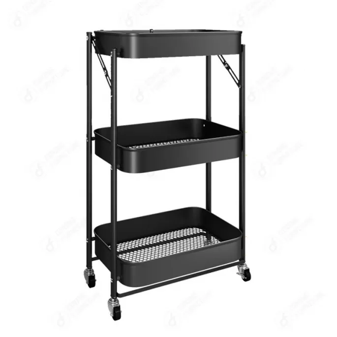 Foldable Kitchen Trolley Storage Rack DZ-02