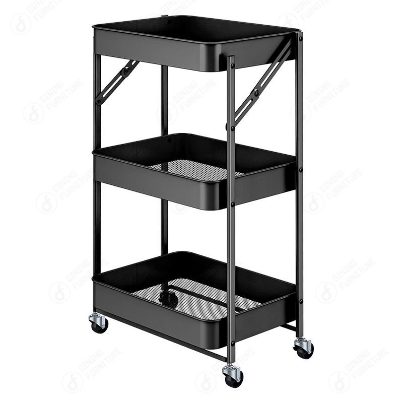 Foldable Kitchen Trolley Storage Rack DZ-02