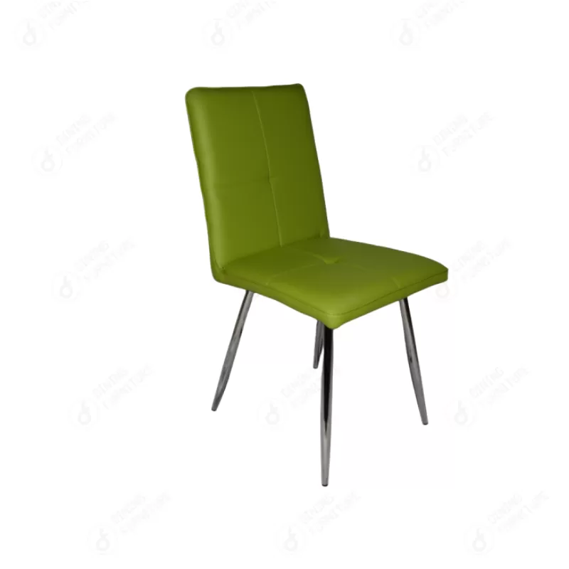Pu Leather Dining Chair with Metal Legs DC-U83