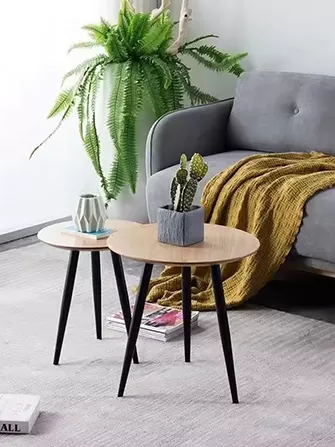 Round Dream: Small Side Table Made of MDF—The Advantages of Factory Direct Sales. China-Hebei Dining Furniture Co., Ltd