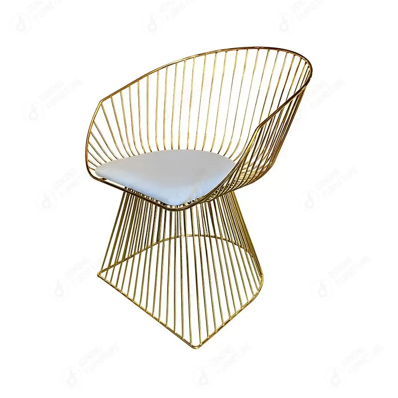 Gold Wire Living Room Sofa Chair DC-W14