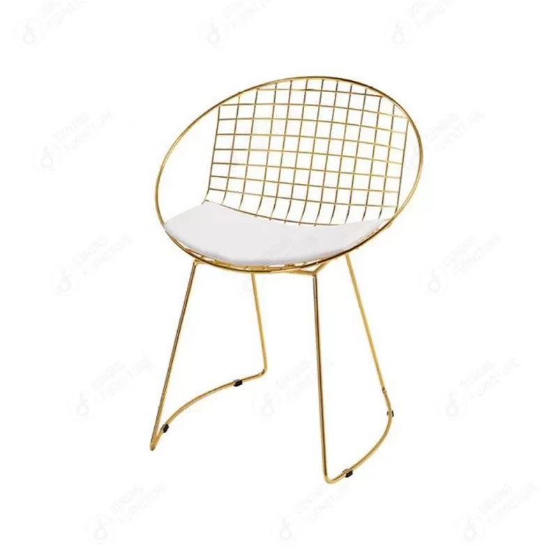 Metal Wire Chair with Round Backrest DC-W04
