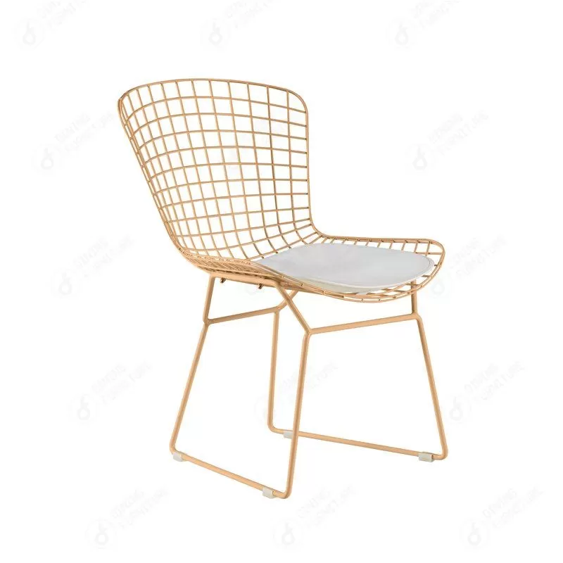 Industrial Metal Chairs Hollow Wire Dining Chair DC-W02