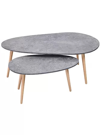 MDF triangular desktop low table is a new home choice.