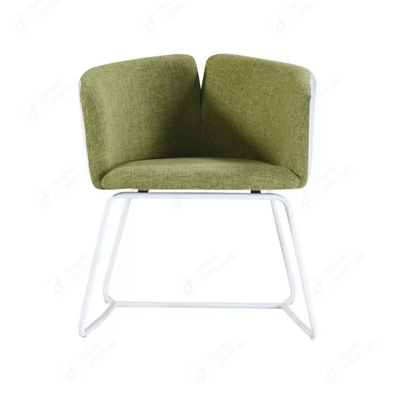 Iron Leg Velvet Armchair DC-F14