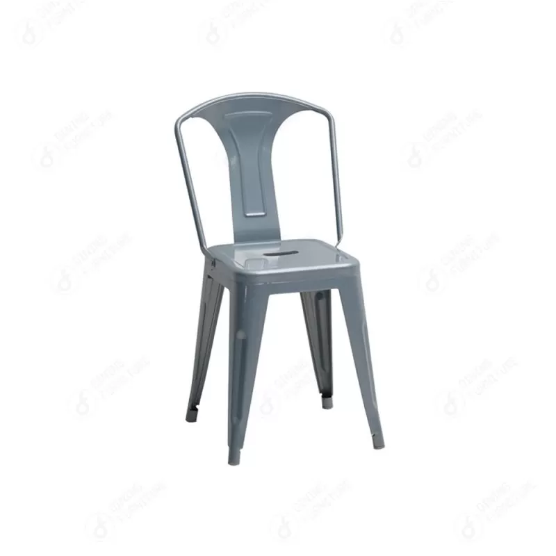 Solid Color Iron Dining Chair DC-M03