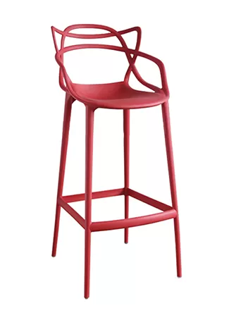 One-piece plastic bar chair, the crystallization of creativity and efficiency.