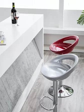 Plastic Bar Stool - Rotating, Lifting, Colorful.