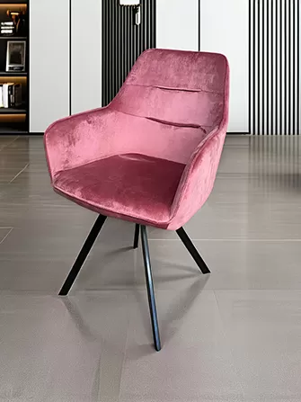 The perfect blend of classic and modern: velvet armchair.