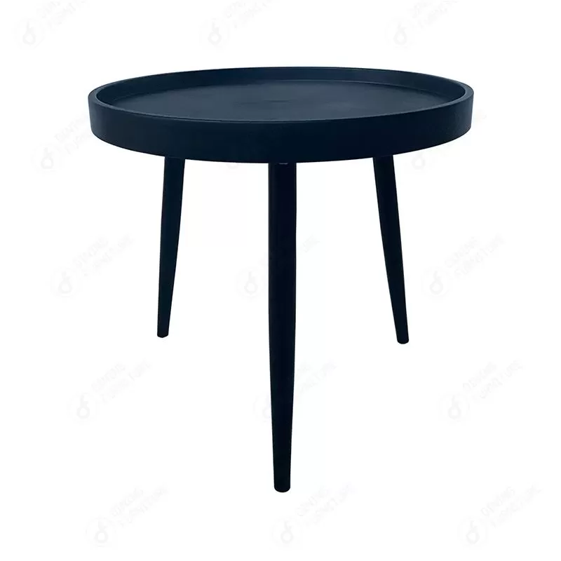 Three-legged Plastic Tabletop Small Round Table DT-P01A