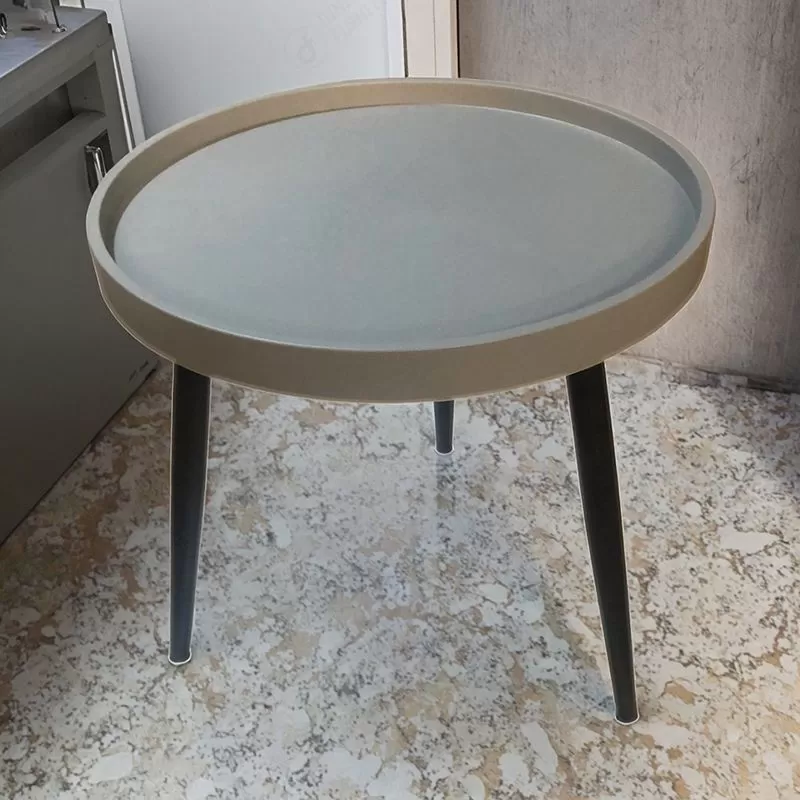 Three-legged Plastic Tabletop Small Round Table DT-P01A