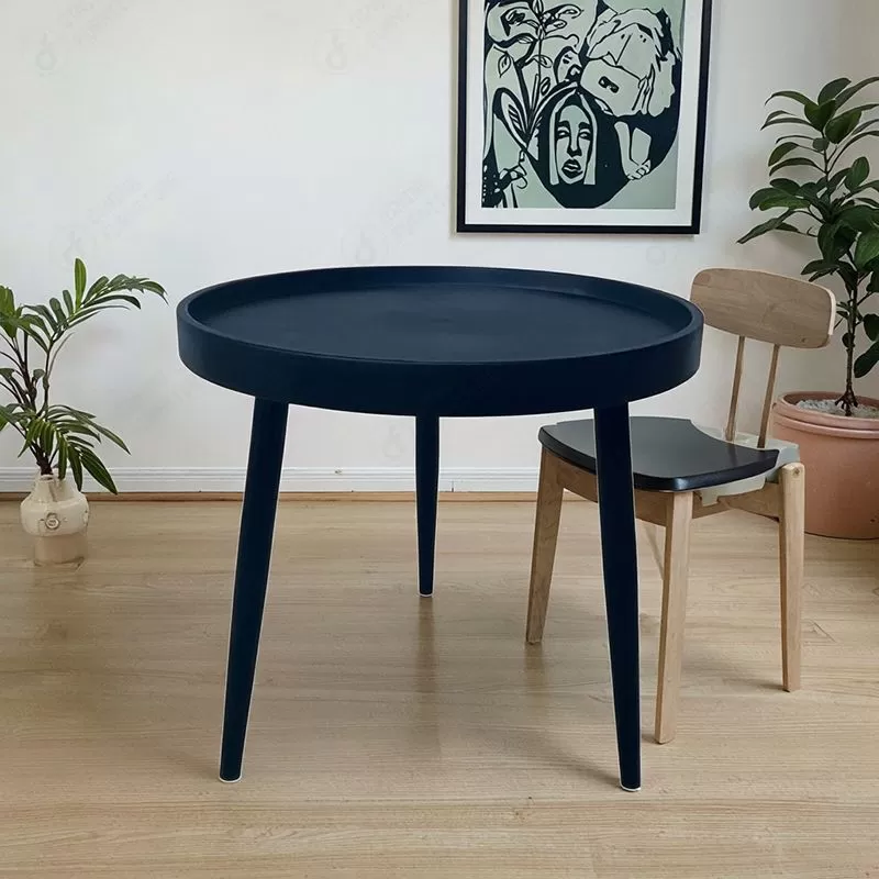 Three-legged Plastic Tabletop Small Round Table DT-P01A