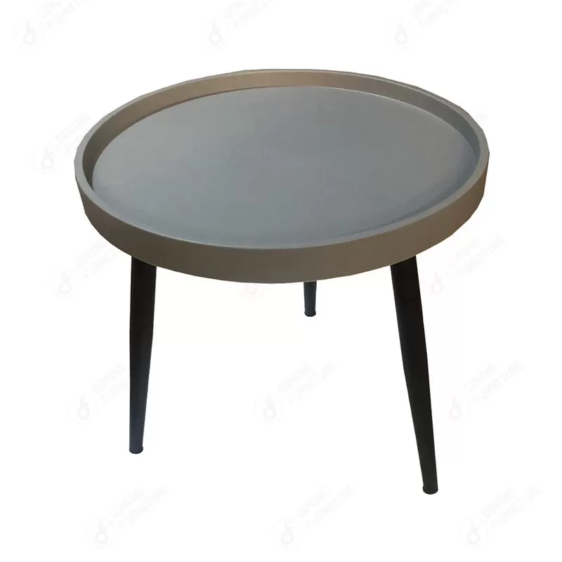 Three-legged Plastic Tabletop Small Round Table DT-P01A