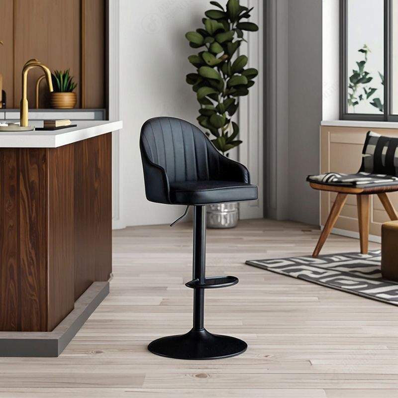 PU Leather Height Adjustable Swivel Bar Stool DB-U52S