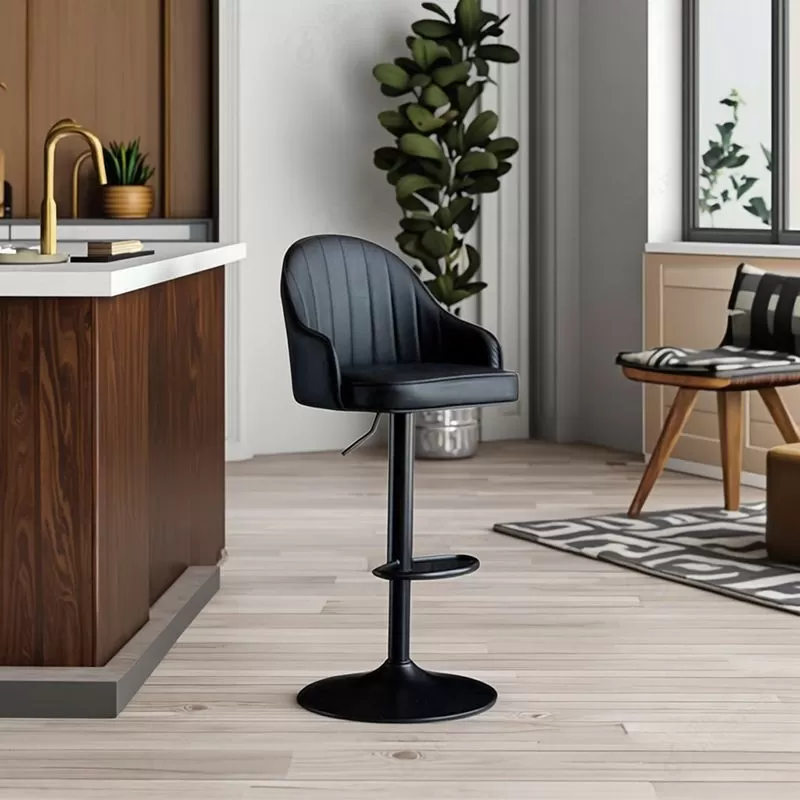 PU Leather Height Adjustable Swivel Bar Stool DB-U52S