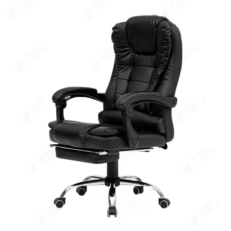 Office chair with footrest