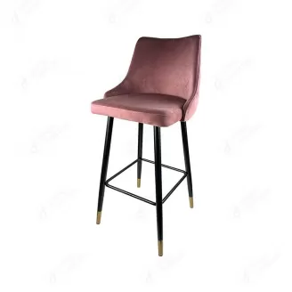 OEM Customized Metal High Legs PU Bar Chair DB-U47