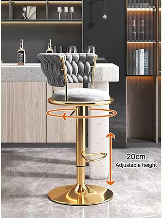 Customizable Velvet Bar Chairs – Factory Direct Sales & March Promotion
