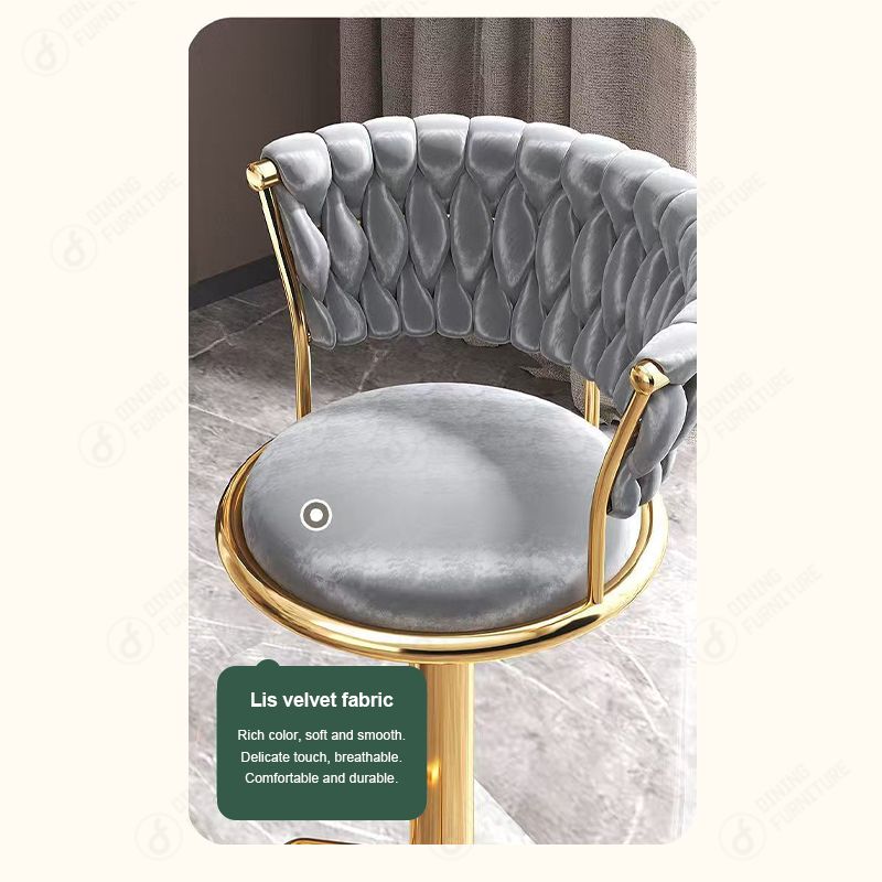 Swivel Bar Stool with Footrest