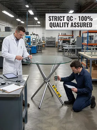 End-to-End Customization for Glass Dining Tables: From Shape to Logo
